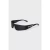 Sunglasses mask with white logo