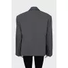 Oversized wool jacket