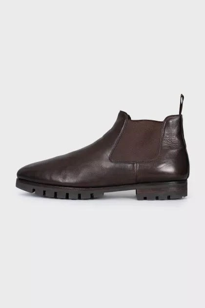 Men's Brown Leather Boots