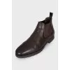 Men's Brown Leather Boots