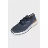 Men's blue textile sneakers