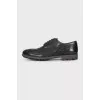 Men's green brogues