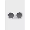 Black and white sunglasses teashades