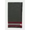Khaki wool scarf