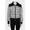 Slim fit jacket with zip
