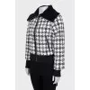 Slim fit jacket with zip