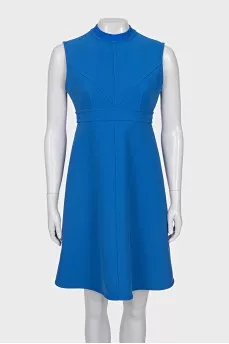 Fitted dress with zipper