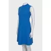 Fitted dress with zipper