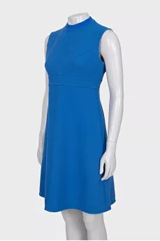 Fitted dress with zipper