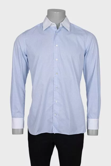 Men's checked shirt