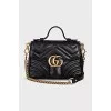 Leather satchel GG Marmont