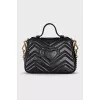 Leather satchel GG Marmont