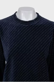 Sweatshirt with puffy sleeves