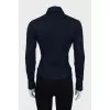 Dark blue fitted shirt