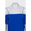 Silk off the shoulder strap top