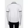 Straight T-shirt with brand logo