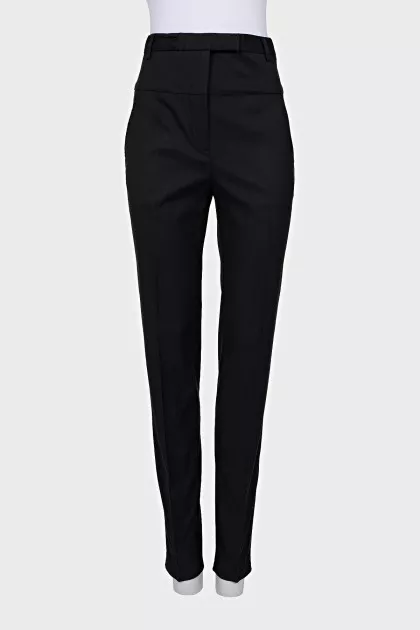 High waisted trousers