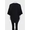 Oversized T-shirt with print and tag