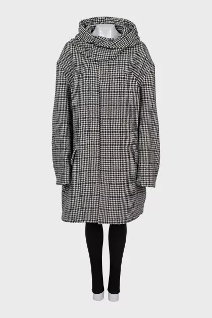 Oversized wool coat