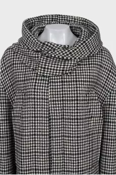 Oversized wool coat