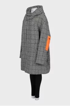 Oversized wool coat