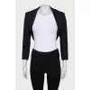 Cropped jacket without fastening