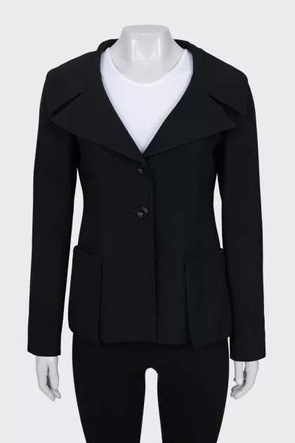 Black wool jacket