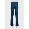 Men's straight fit distressed jeans