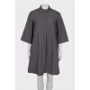 Loose fit dress with patch pockets