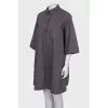 Loose fit dress with patch pockets