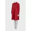 Loose fit dress with buttons