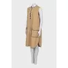 Oversized dress with lacing