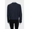 Cropped zip-up jacket with pockets