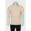 Men's polo shirt with signature embroidery
