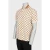 Men's polo shirt with signature embroidery