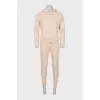 Men's beige tracksuit