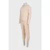 Men's beige tracksuit
