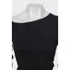 Bodycon dress with slits
