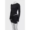 Bodycon dress with slits