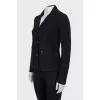Fitted button down jacket with pockets