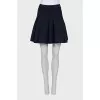 Dark blue pleated skirt