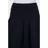 Dark blue pleated skirt