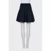 Dark blue pleated skirt