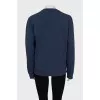 Straight sweatshirt with embroidery