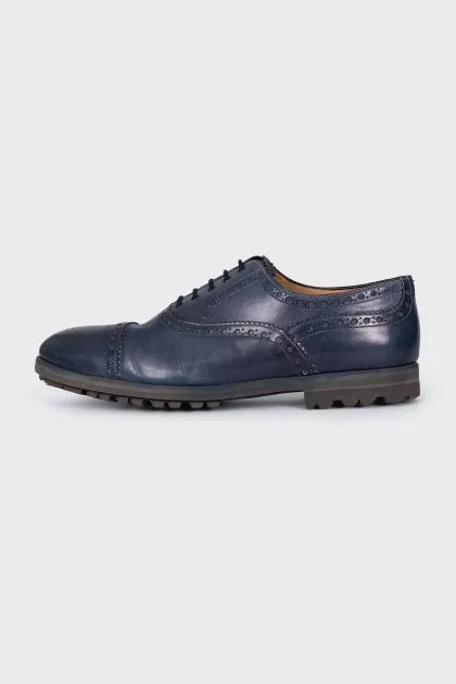 Men's Blue Brogues