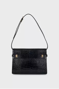 Manhattan embossed leather bag