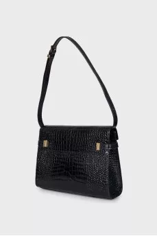 Manhattan embossed leather bag