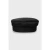 Satin cap with crystals