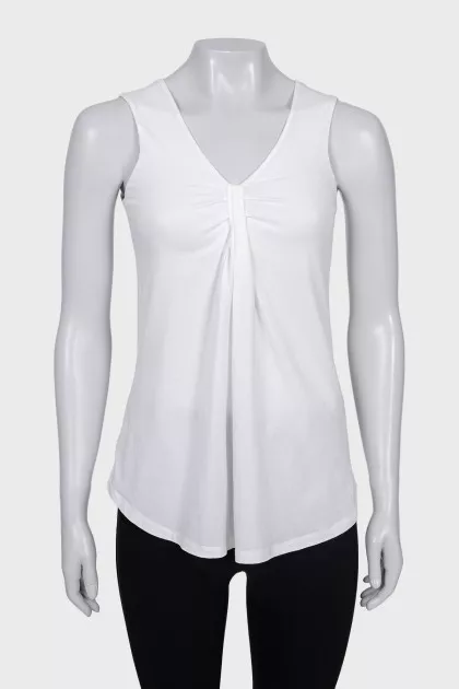Front draped top