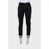 Men's slim fit button down jeans